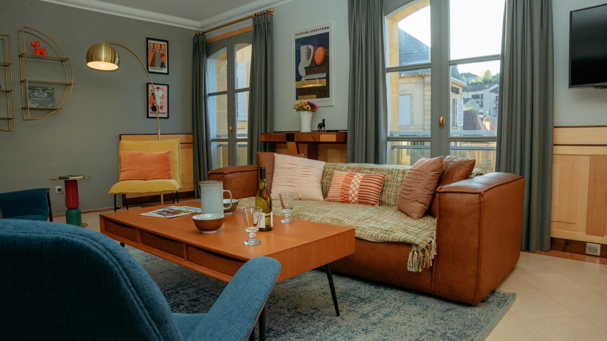 Superbe Appartement 132M2, Classe 5 Etoiles, Sarlat Centre Bagian luar foto